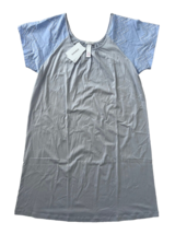 Hanro Two-Tone Blue Night Gown ( S ) - $108.87