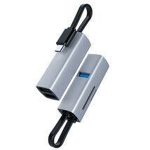 TYS-5U-C Type C Docking Station 5 in 1 USB 3.0 Hub Portable Adapter for ... - $5.98