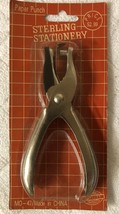 Paper Single Hole Punch Round 1/4" Hand Punch w Catcher - $2.99