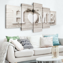 5Pcs Unframed Modern Wall Art Painting Print Set Canva Picture Home Room Decor - £15.13 GBP