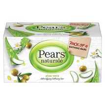 Pears Naturalé Detoxifying Soap Bar, Aloe Vera, 125g 4PACK - £193.87 GBP