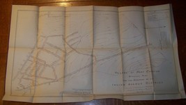 1899 ANTIQUE VILLAGE PORT CHESTER NY SEWER MAP IRVING AVENUE DISTRICT - £7.88 GBP