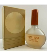Vintage 1985 Avon Soft Musk Summer Light Cologne Spray 1 fl oz 60% full - $17.81