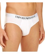 Emporio Armani Men&#39;s Essentials Stretch Cotton Brief White Size Medium - $23.99