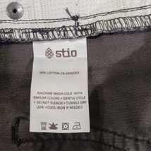 Stio Corduroy Pants Womens 8 (30×30) Black Cotton Stretch 5 Pocket Style 1275F19 image 4