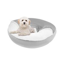 SHAVI Small Pet Beds w/ Hooded Cover Removable Anti-Slip Bottom 20 inche... - €22,94 EUR