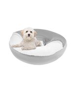 SHAVI Small Pet Beds w/ Hooded Cover Removable Anti-Slip Bottom 20 inche... - $26.72