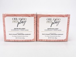 Orlando Pita Play Satin Pillow Overnight Hair Mask 10oz Lot Of 2 Silky S... - $444.67 MXN
