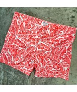 Ibiza Ocean Club Swim Trunks Tropical Floral Print Swim Shorts Red White 34 - $25.00