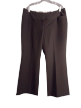 Metaphor Modern Fit Black Bootcut Dress Pants Low Rise Wide Waist Womens 14S - £12.69 GBP