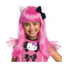 Hello Kitty Costume Wig Kids And Teen Cat Ears Halloween Fancy Dress - £14.46 GBP