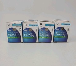Q NUDE L&#39;EGGS SHEER ENERGY MEDIUM LEG SUPPORT CONTROL TOP LOT OF 8 PAIRS... - $733.48 MXN