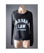 Womens Comfy Black Casual Long Sleeve Sweatshirt Shirt Round Neck Graphi... - $14.99