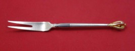 Golden Crown by W&amp;S Sorensen Sterling Silver Strawberry Fork 8 3/8&quot; - £54.60 GBP