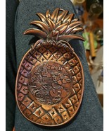 Hawaiian Pineapple Vintage Ashtray Tin The Aloha State Islands Made in H... - $14.80