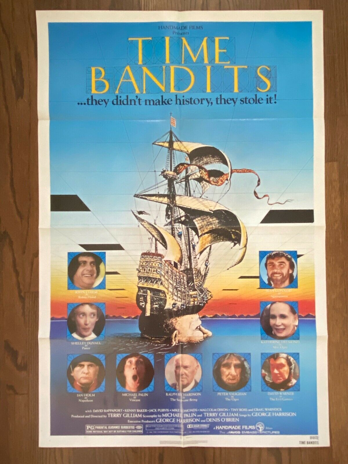 Terry Gilliam&#39;s TIME BANDITS (1981) Time-Traveling Sci-Fi Comedy John Cl... - $125.00