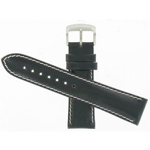 Citizen Man&#39;s 22mm Black Genuine Leather WatchBand 59-T50213 T009522 - £57.86 GBP