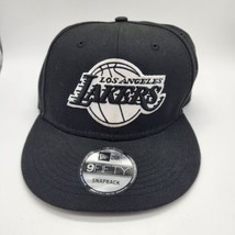 NBA Los Angeles Lakers 9FIFTY Cap SnapBack Hat New Era Flat Bill  - £8.40 GBP