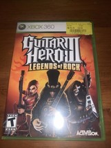 Guitar Hero III: Legends of Rock 3 (Microsoft Xbox 360, 2007) Complete W/ Manual - £8.78 GBP