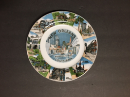 Vintage New Orleans Louisiana Bourbon Street Souvenir Travel Collectible Plate - £5.85 GBP