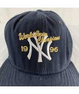 Vintage 1996 New York Yankees World Series Champions Embroidered SnapBac... - £41.62 GBP