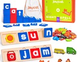 Sight Words Flash Cards Kindergarten With Gift Box,Wooden Cvc Word Spell... - $33.99