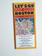 &quot;Let&#39;s Go Map Guide Boston&quot; First Edition 1996 - £5.47 GBP