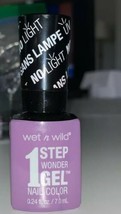 Wet n Wild Gel 1-Step Wonder Nail Color 7281 Lavender Out Loud, NEW IB#411 - £9.20 GBP