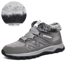 Men Winter Snow Boots Warm Comfortable Outdoor with Casual Boots Winter Male New - £27.37 GBP