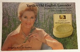 1970s Yardley Old English Lavender Vintage Print Ad Deborah Kerr pa31 - £6.30 GBP