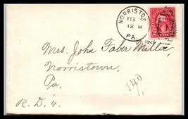 1926 US Cover - Norristown, Pennsylvania to Norristown, PA F5 - £1.56 GBP