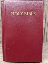 Vintage Hardcover Holy Bible NKJV.  Words Of Christ In Red Nelson 410BG 1982 - £10.88 GBP