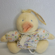 Vintage Prestige Toy Corp Nursery Lullabye Pull Down Plush Chick Duck An... - $14.79