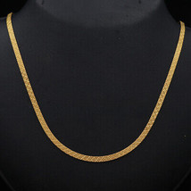 22k Hallmark Striking Jewelry Gold 20&quot; Wheat Chain Baby Birthday Jewelry - £1,548.89 GBP