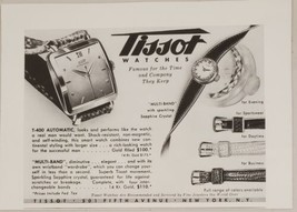 1954 Print Ad Tissot Automatic Wrist Watches Fifth Avenue New York,NY - £8.61 GBP