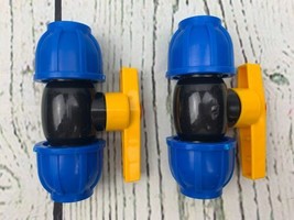 1/2in 3/4in Plastic Water Pipe Quick Valve Joint PE Pipe Steel core Ball... - £18.65 GBP