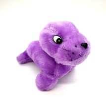 King Plush Purple Seal Vintage Plush Crane Carnival Toy Girl Children - £5.34 GBP
