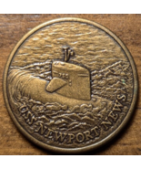 USS Newport News 688 Class Attack Submarine Shipbuilding Bronze Medal - $31.82 CAD