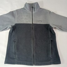 Columbia XM1247 Men’s Mount Grant Medium Full Zip Black/Gray Fleece Jacket Sz L image 10