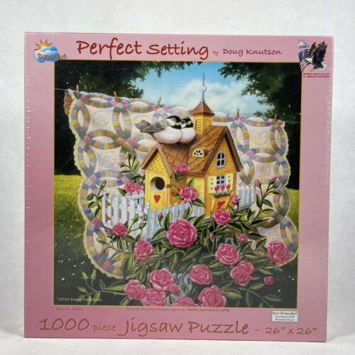 Primary image for SunsOut “Perfect Setting” By: Doug Knutson- 1000 Piece Jigsaw Puzzle 26”x26”