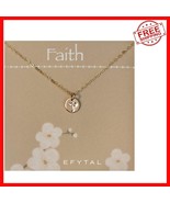 Dainty Gold Cross Necklace with Gift Packaging - Meaningful Christian Gifts - $99.16 CAD