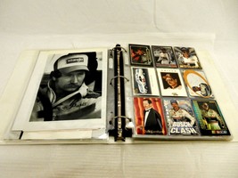 Dale Earnhardt Scrapbook, 3-Ring Binder, Photos, Memorabilia, 170+ Trading Cards - £140.96 GBP