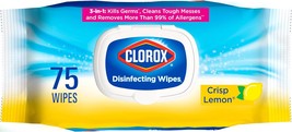 Clorox Disinfecting Wipes, Bleach Free Cleaning, Household Essentials, Crisp Lem - £19.17 GBP