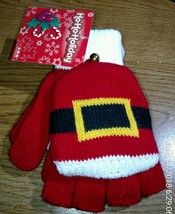 Happy Holidays Women&#39;s Santa Suit Gloves/Mittens  One Size - £7.07 GBP