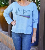 Lulu Luna ski bum sweater in Blue - $56.00