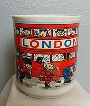 London Double Decker Fun Mug 3.75&quot; House of Vanguard - £11.68 GBP