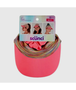 Scunci Girls 2 Piece Visor &amp; Scrunchie Hot Pink Hair Accessories New - €12,06 EUR