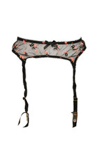 Agent Provocateur Womens Garter Belt Sheer Floral Black Size S - £28.87 GBP