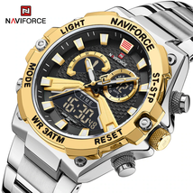 NAVIFORCE Watches for Men Fashion Luxury Quartz Luminous Waterproof - £49.51 GBP