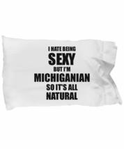 Sexy Michiganian Pillowcase Funny Gift for Husband Wife Bf Gf Michigan Pride Pil - £17.23 GBP